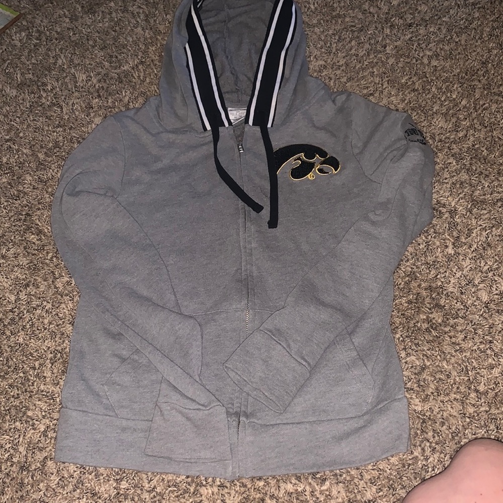 Pink Iowa Hawkeyes zip up